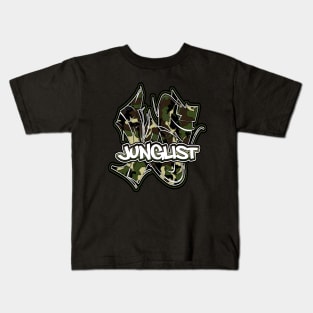 Junglist-Camo Graff Kids T-Shirt